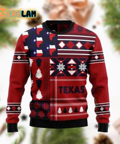 Texas Red Pattern Funny Ugly Sweater