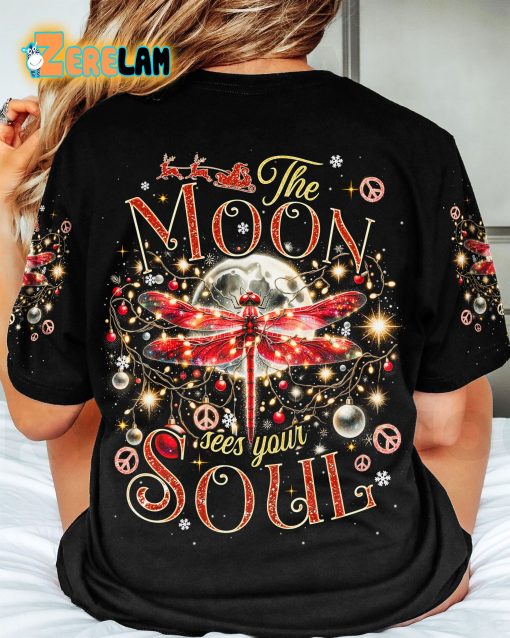 The Moon Sees Your Soul Christmas T-shirt