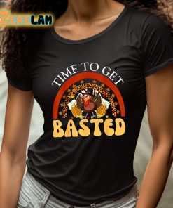 Time To Get Basted Funny Thanksgiving Shirt 4 1