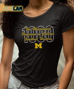 Wolverines 1000Th Win The Winningest Program In College Football History Shirt 11
