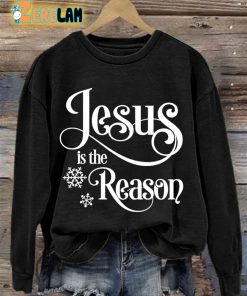 Women'S Jesus Is The Reason Long Sleeve Sweatshirt