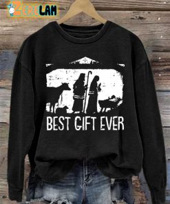 Womens Christmas Best Gift Ever Sweatshirt 2