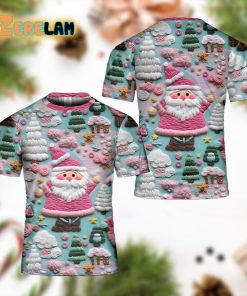Women’s Pink Santa Claus Shirt