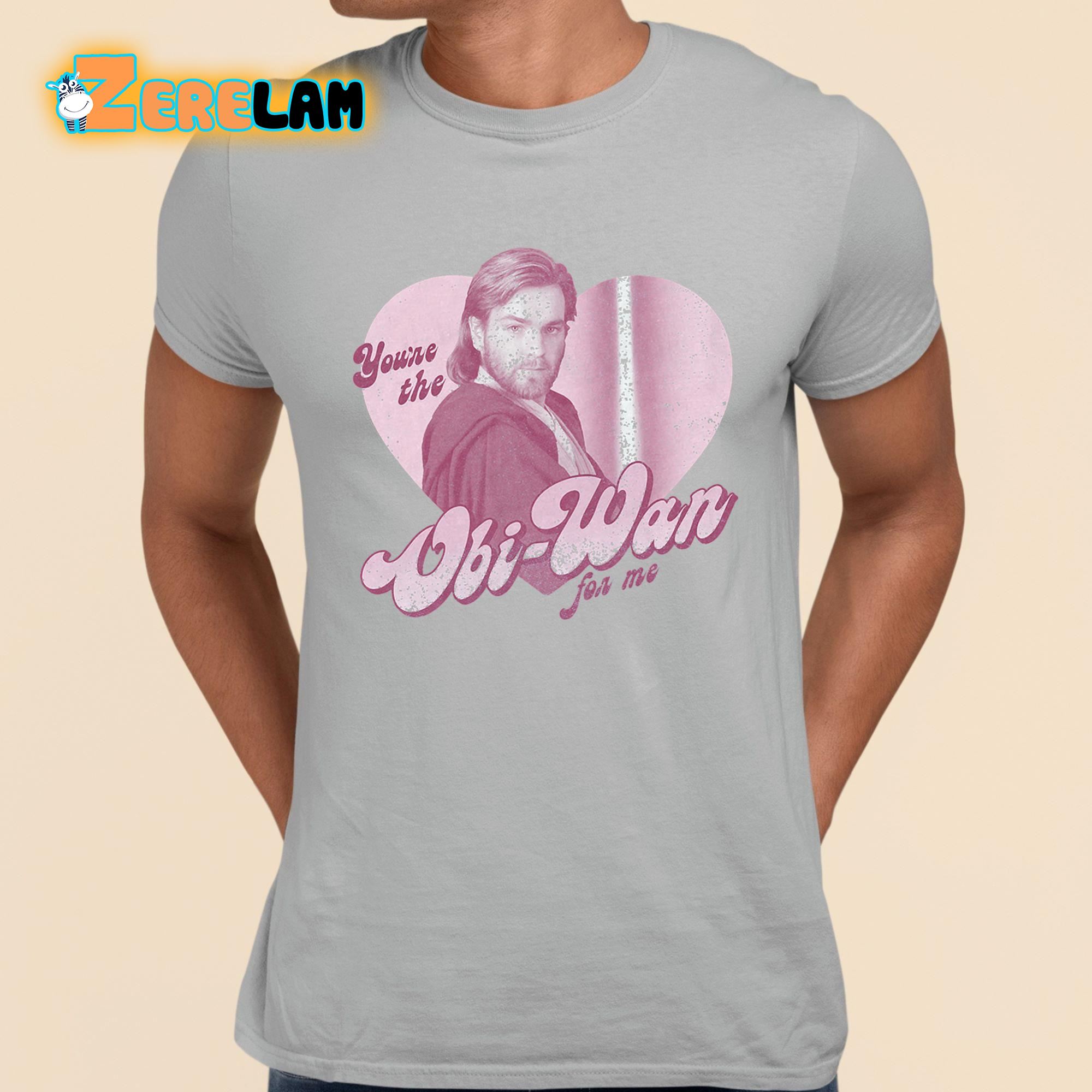 Youre The Obi Wan For Me Valentine Shirt grey 1