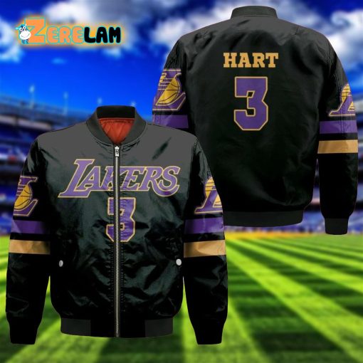 3 Josh Hart Lakers Jersey Inspired Style Bomber Jacket