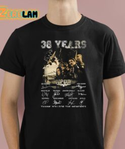 38 Years 1986 2024 Top Gun Thank You For The Memories Shirt 1 1