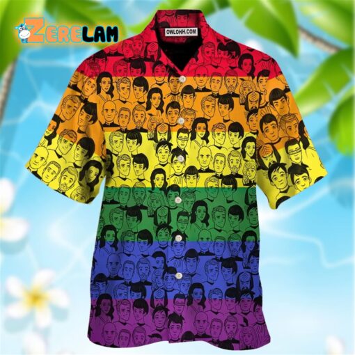 3D ST And Faces LGBT Pride Month Ver Custom Hawaiian Shirt