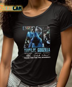 70 Years Of 1954 2024 Godzilla Thank You For The Memories Shirt 4 1