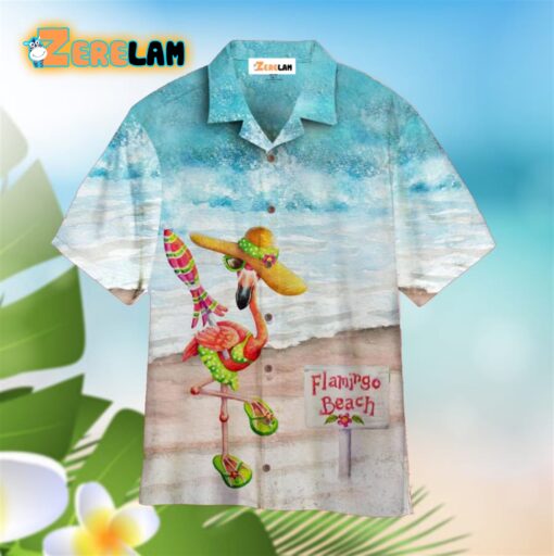 A Style Crane Flamingo Hawaiian Shirt