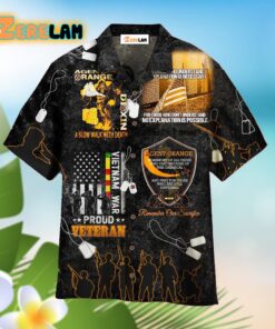 Agent Orange Vietnam Proud Veteran Memorial Hawaiian Shirt