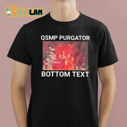 Aimsey Two Qsmp Purgator Bottom Text Shirt