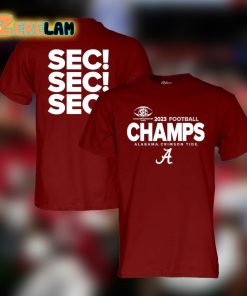 Alabama Crimson Tide 2023 Sec Champions Shirt