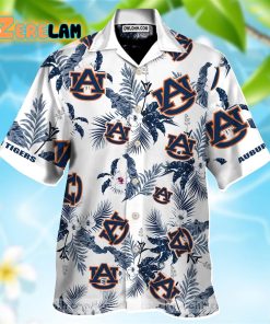 Auburn Tigers tropical hawaiian shirt