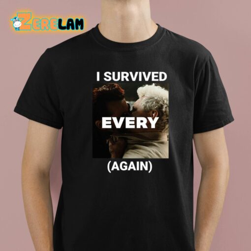 Aziraphale And Crowley’s I Survived Every Again Good Omens Season 3 Shirt