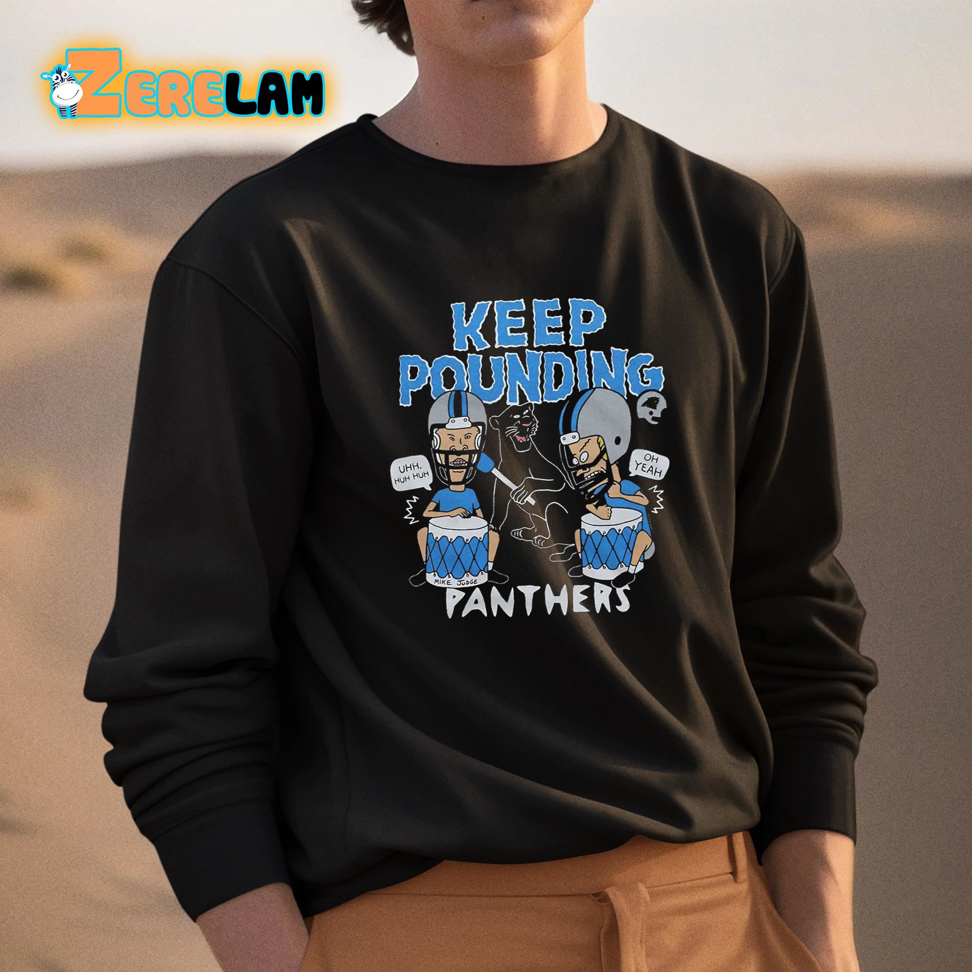 Keep pounding deals panthers shirt