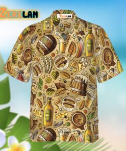 Beer Fest Seamless Pattern Hawaiian Shirt