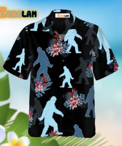 The Tropical Leaves Bigfoot Hawaiian Shirt