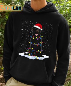 Black Labrador Retriever Dog Christmas Funny Shirt 2 1