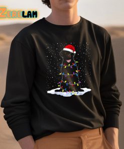 Black Labrador Retriever Dog Christmas Funny Shirt 3 1