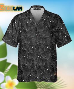 Black Raven Pattern Hawaiian Shirt