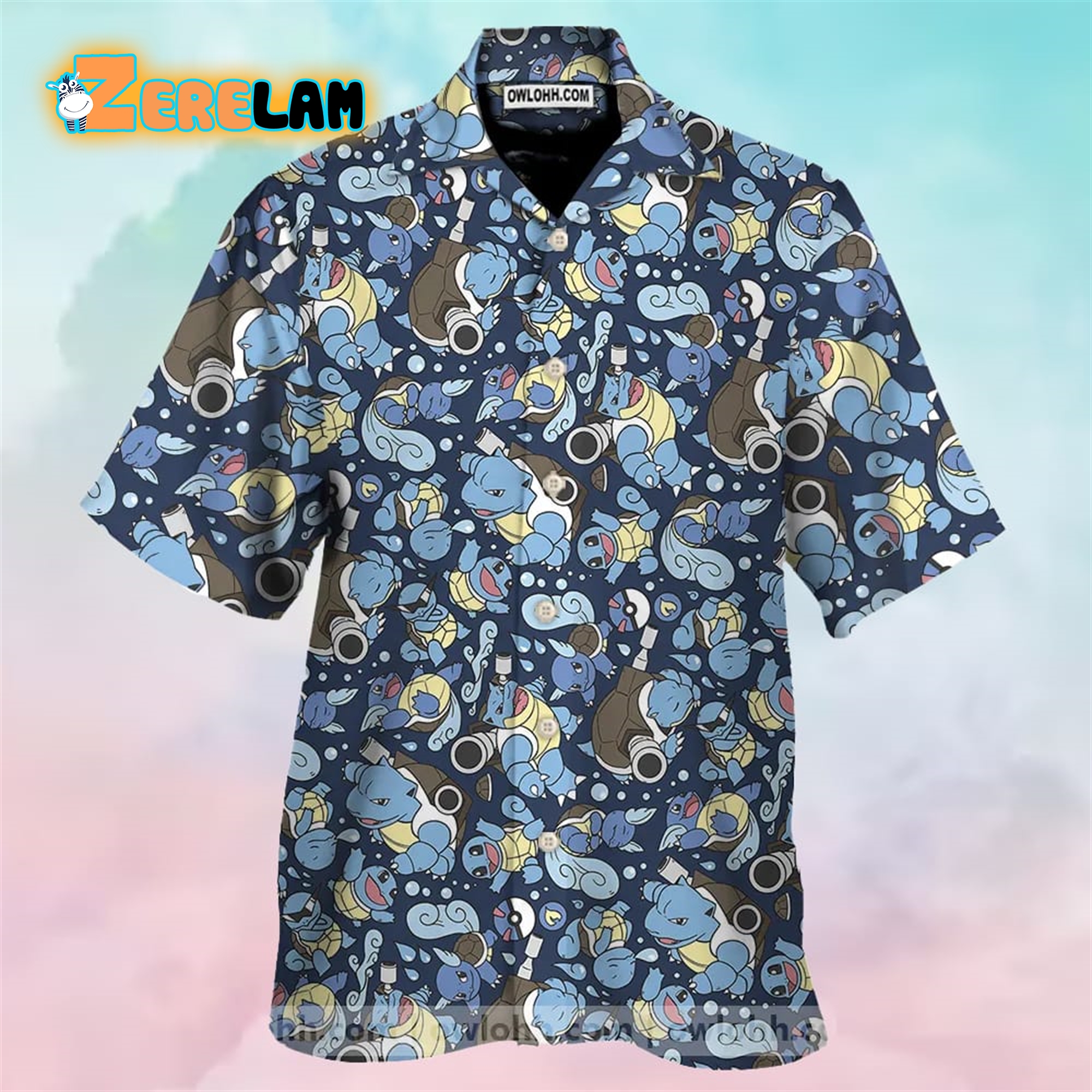 Our Pokemon Pattern Hawaiian Shirt - Zerelam