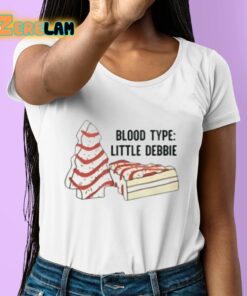 Blood Type Little Debbie Christmas Shirt 6 1