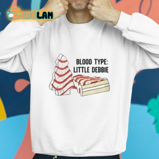Blood Type Little Debbie Christmas Shirt