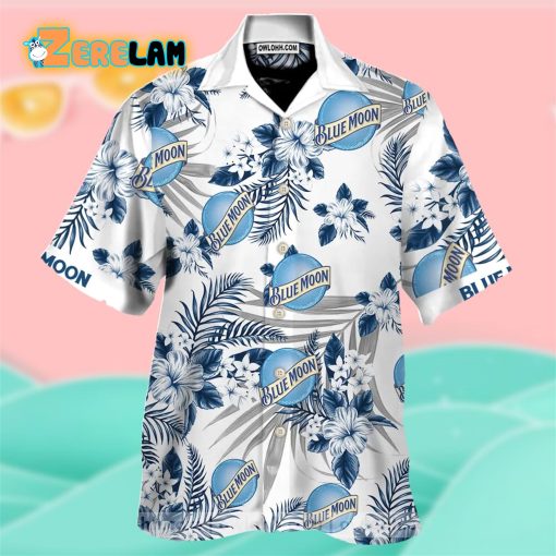 Blue Moon Beer Hawaiian Shirt