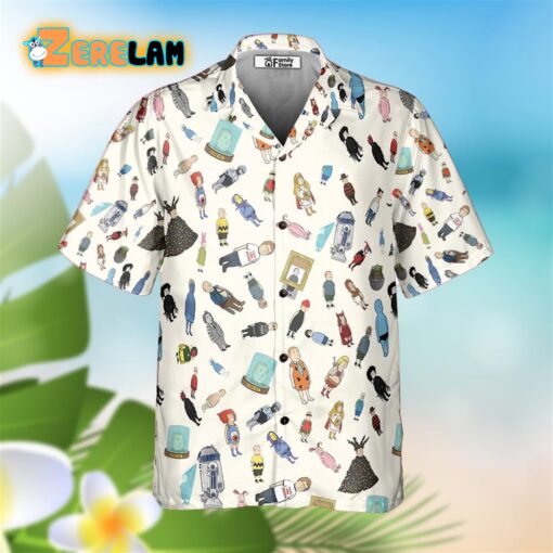 Bobby Hill King Of The Hill Pattern Hawaiian Shirt