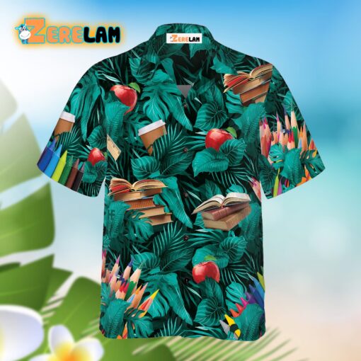 Book Apple Tropical Hawaiian Shirt