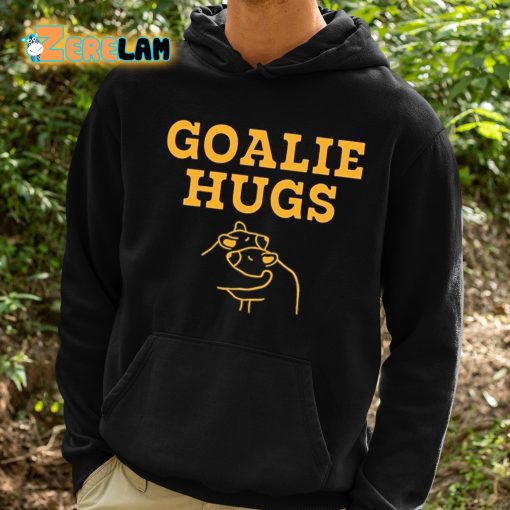 Boston Goalie Hugs Shirt