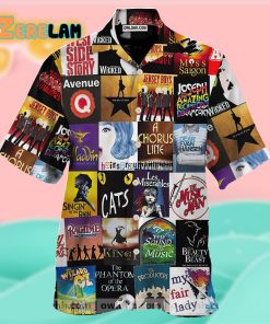 Broadway Musical Theater Hawaiian Shirt