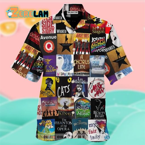 Broadway Musical Theater Hawaiian Shirt