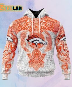 Broncos Norse Viking Symbols 3D Hoodie