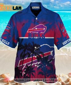 Buffalo Bills Palm Hawaiian Shirt