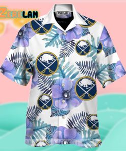 Buffalo Sabres Hockey Floral Hawaiian Shirt