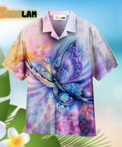 Butterfly Tribal Flowers Galaxy Hawaiian Shirt