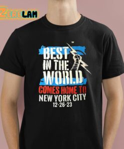 CM Punk Best In The World Comes Home To New York City Shirt