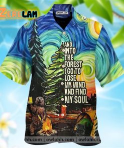 Camping Starry Night Hawaiian Shirt