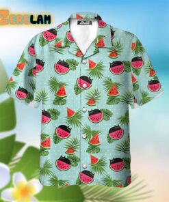 Cat Watermelon Hawaiian Shirt