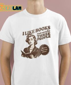 Cauldron Stressed I Like Books And Maybe Three People Shirt