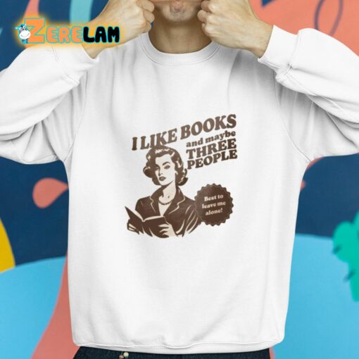 Cauldron Stressed I Like Books And Maybe Three People Shirt