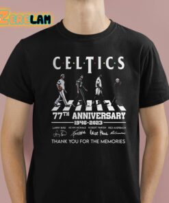 Celtics 77th Anniversary 1946 2023 Thank You For The Memories Shirt 1 1