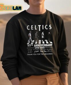 Celtics 77th Anniversary 1946 2023 Thank You For The Memories Shirt 3 1