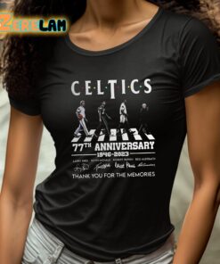 Celtics 77th Anniversary 1946 2023 Thank You For The Memories Shirt 4 1