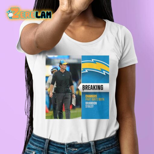 Chargers Part Ways With Head Coach Brandon Staley Shirt