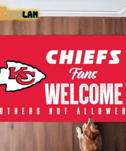 Chiefs Fans Welcome Others not Allowed Doormat