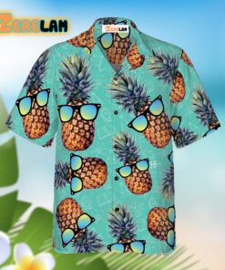 Chill Pineapple Glasses Hawaiian Shirt