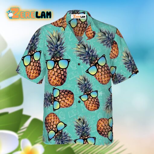 Chill Pineapple Glasses Hawaiian Shirt