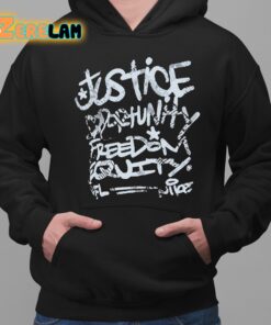 Coach Mike Tomlin Justice Opportunity Equity Freedom Hoodie 8